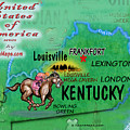 Kentucky Fun Map Digital Art by Kevin Middleton Kentucky Fun Map Digital Art by Kevin Middleton