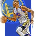 Kevin Durant Golden State Warriors Oil Art by Joe Hamilton Kevin Durant Golden State Warriors Oil Art by Joe Hamilton