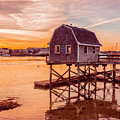 Kittery Maine Harbor Sunset by Edward Fielding Kittery Maine Harbor Sunset by Edward Fielding