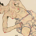 Kneider weiblicher halbakt Drawing by Egon Schiele Kneider weiblicher halbakt Drawing by Egon Schiele