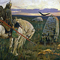 Knight at the Crossroads Painting by Viktor Vasnetsov