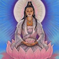 Kuan Yin Painting by Sue Halstenberg Kuan Yin Painting by Sue Halstenberg