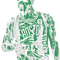 Kyrie Irving Boston Celtics Pixel Art 7 by Joe Hamilton Kyrie Irving Boston Celtics Pixel Art 7 by Joe Hamilton