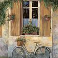 La Bicicletta Painting by Guido Borelli La Bicicletta Painting by Guido Borelli