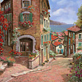 Scendendo Verso Il Mare Painting by Guido Borelli Scendendo Verso Il Mare Painting by Guido Borelli
