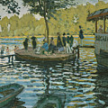 La Grenouillere, 1869 by Claude Monet La Grenouillere, 1869 by Claude Monet