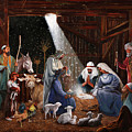 La Nativita' Painting by Guido Borelli La Nativita' Painting by Guido Borelli