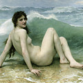 La Vague by William Adolphe Bouguereau La Vague by William Adolphe Bouguereau
