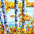 Lakeside Painting by Mandy Budan Lakeside Painting by Mandy Budan