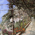 L'albergo dei frati cappuccini ad Amalfi Painting by Guido Borelli L'albergo dei frati cappuccini ad Amalfi Painting by Guido Borelli