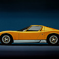 Lamborghini Miura 1966 Painting Painting by Paul Meijering Lamborghini Miura 1966 Painting Painting by Paul Meijering