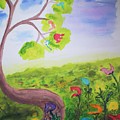 Lamed Learning Tree Painting by Hebrewletters Sl Lamed Learning Tree Painting by Hebrewletters Sl