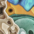 Landscape of Layers Digital Art by Phil Perkins Landscape of Layers Digital Art by Phil Perkins