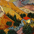 Landscape with House and Ploughman Painting by Vincent Van Gogh Landscape with House and Ploughman Painting by Vincent Van Gogh