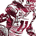 Larry Fitzgerald Arizona Cardinals Pixel Art 1 by Joe Hamilton Larry Fitzgerald Arizona Cardinals Pixel Art 1 by Joe Hamilton