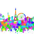Las Vegas Skyline Silhouette V by Ricky Barnard Las Vegas Skyline Silhouette V by Ricky Barnard