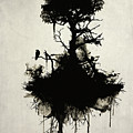 Last Tree Standing Painting by Nicklas Gustafsson Last Tree Standing Painting by Nicklas Gustafsson