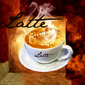 Latte Digital Art by Lourry Legarde Latte Digital Art by Lourry Legarde