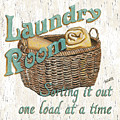 Laundry Room Sorting it Out Painting by Debbie DeWitt Laundry Room Sorting it Out Painting by Debbie DeWitt