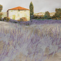 Lavender Painting by Guido Borelli Lavender Painting by Guido Borelli