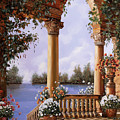 Le Arcate Chiuse Sul Lago Painting by Guido Borelli Le Arcate Chiuse Sul Lago Painting by Guido Borelli