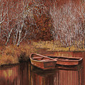 Le Barche Allo Stagno Painting by Guido Borelli Le Barche Allo Stagno Painting by Guido Borelli