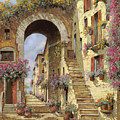 Le Scale E Un Arco Painting by Guido Borelli Le Scale E Un Arco Painting by Guido Borelli