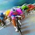 Le Tour de France 09 Painting by Miki De Goodaboom Le Tour de France 09 Painting by Miki De Goodaboom
