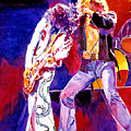 Led Zeppelin - Page and Plant Painting by David Lloyd Glover Led Zeppelin - Page and Plant Painting by David Lloyd Glover