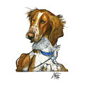 Leger 3018 Drawing by Canine Caricatures By John LaFree Leger 3018 Drawing by Canine Caricatures By John LaFree
