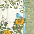 Les Magnifiques Fleurs IV - Secret Garden Painting by Audrey Jeanne Roberts Les Magnifiques Fleurs IV - Secret Garden Painting by Audrey Jeanne Roberts