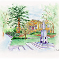 Library a Carnegie Original Painting by Lori Taylor Library a Carnegie Original Painting by Lori Taylor