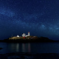 Light up Nubble Lighthouse Photograph by Darryl Hendricks Light up Nubble Lighthouse Photograph by Darryl Hendricks