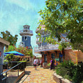 Lighthouse At Seaport Village by Cedric Hampton Lighthouse At Seaport Village by Cedric Hampton