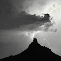 Lightning Striking Pinnacle Peak Arizona Photograph by James BO Insogna Lightning Striking Pinnacle Peak Arizona Photograph by James BO Insogna