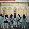 LiL Nuns of Florence 2004 Painting by Patricia Arroyo LiL Nuns of Florence 2004 Painting by Patricia Arroyo