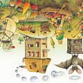 Lisas Journey12 Painting by Kestutis Kasparavicius