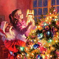 Little Angel Bright Painting by Steve Henderson Little Angel Bright Painting by Steve Henderson