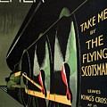 LNER - Flying Scotsman - King's Cross Railway Station - Art Deco - Vintage Advertising Poster Painting by Studio Grafiikka LNER - Flying Scotsman - King's Cross Railway Station - Art Deco - Vintage Advertising Poster Painting by Studio Grafiikka