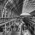 London Train Station BW Photograph by Yhun Suarez London Train Station BW Photograph by Yhun Suarez