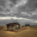 Lonely Beach Shacks by Evelina Kremsdorf Lonely Beach Shacks by Evelina Kremsdorf