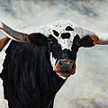 Longhorn Painting by Dede Koll