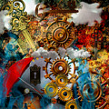 Lost Keys to Paradise Mixed Media by Ally White Lost Keys to Paradise Mixed Media by Ally White