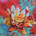 Lotus Painting by Jyotika Shroff Lotus Painting by Jyotika Shroff