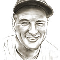 Lou Gehrig Drawing by Greg Joens Lou Gehrig Drawing by Greg Joens