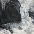 Lower Vernal Black and White Painting by Travis Day Lower Vernal Black and White Painting by Travis Day