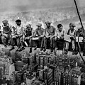 Lunch Atop A Skyscraper Photograph by Craig David Morrison Lunch Atop A Skyscraper Photograph by Craig David Morrison