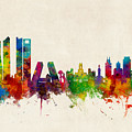 Madrid Spain Skyline Digital Art by Michael Tompsett Madrid Spain Skyline Digital Art by Michael Tompsett