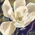 Magnolia With Bamboo by Alfred Ng