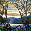 Magnolias and Irises Glass Art by Louis Comfort Tiffany Magnolias and Irises Glass Art by Louis Comfort Tiffany